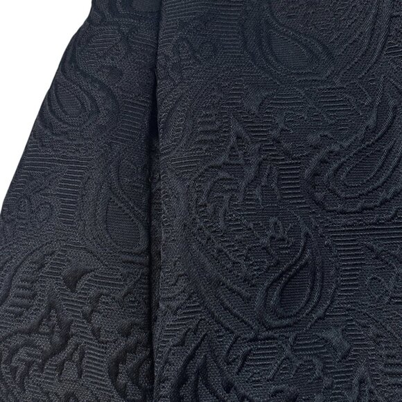 New Cynthia Steffe Textured Paisley Cocktail Mini Dress Dark Navy Blue Size 2 - Picture 8 of 10
